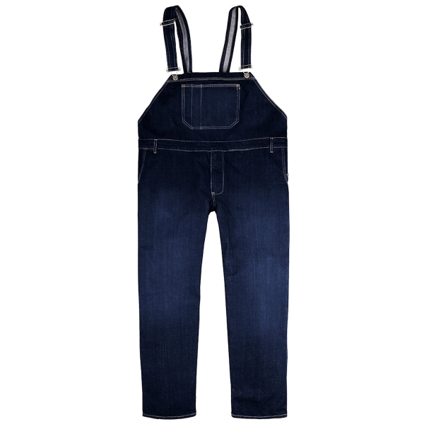 XXL4YOU - Salopette en Jeans bleu fonce delave de 2XL a 10XL