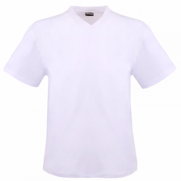 XXL4YOU - Tshirt Grande Taille col en V blanc grande taille du 6XL au 12XL