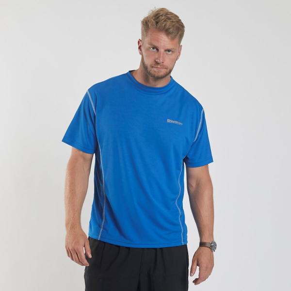 XXL4YOU - T-shirt manche courte Sport Tech bleu cobalt de 3XL a 8XL - Image 3