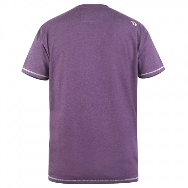 XXL4YOU - T-shirt Melange de violet manche courte 3XL a 6XL - Image 2