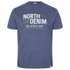 XXL4YOU - North 56°4 - T-shirt Melange de bleu Denim de 2XL a 8XL Col rond - Image 1