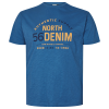 XXL4YOU - NORTH 56 DENIM - North 56°4 T-shirt manche courte Bleu zephir 2XL a 8XL - Image 1