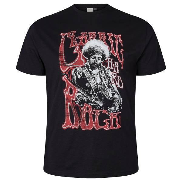 XXL4YOU - North DENIM56 T-shirt manche courte - Jimi Hendrix noir 2XL a 8XL