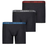 XXL4YOU Pack de 3 boxers Noir élasique de couleur grande taille 10  (3XL)  au 20 (8XL)