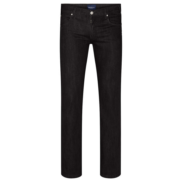 XXL4YOU - Jeans coupe Mick tres grande taille noir delave de 52US a 70US