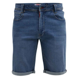 XXL4YOU Short jeans Stretch bleu délavé de 42US à 56US