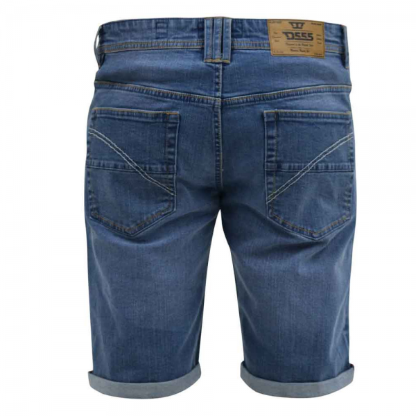 XXL4YOU - Short jeans Stretch bleu delave de 42US a 56US - Image 2