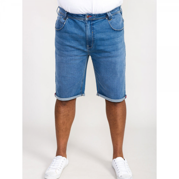 XXL4YOU - Short jeans Stretch bleu delave de 42US a 56US - Image 3