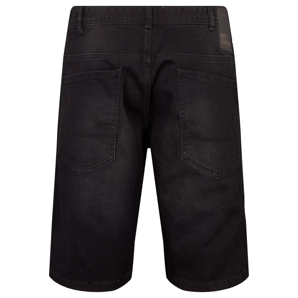 XXL4YOU - Short jeans stretch noir delave grande taille 40US - 62US - Image 2