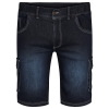 XXL4YOU - NORTH 56 DENIM - Bemuda jeans cargo bleu fonce delave grande taille 2XL - 8XL - Image 1