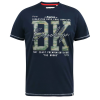 XXL4YOU - D555 - DUKE - T-shirt bleu marine manche courte 3XL a 10XL - Image 1