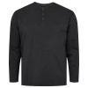 XXL4YOU - NORTH 56 DENIM - North 56Denim T-shirt manche longue noir delave 3XL a 10XL - granddad - Image 1