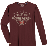 XXL4YOU T-shirt manche longue Barolo foncé de 3XL à 10XL - Mount Logan