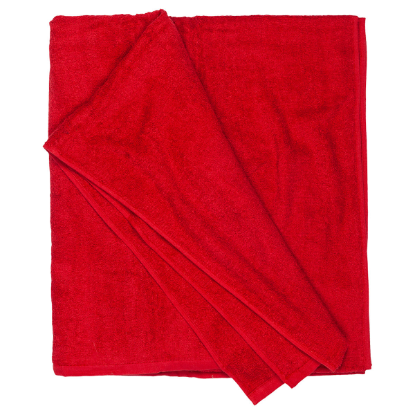 XXL4YOU - Grande Serviette de Plage rouge 155 x 220 - Image 1