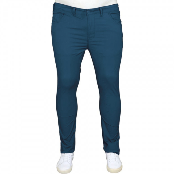 XXL4YOU - Maxfort pantalon stretch bleu ardoise de 56EU a 88EU GREGORIO