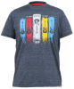 XXL4YOU - D555 - DUKE - T-shirt Melange de bleu marine sans manche 3XL a 6XL - COLBACK - Image 1