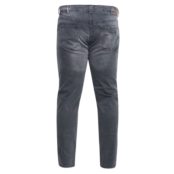 XXL4YOU - Jeans grande taille entre jambe 34" noir delave  de 40US a 60US