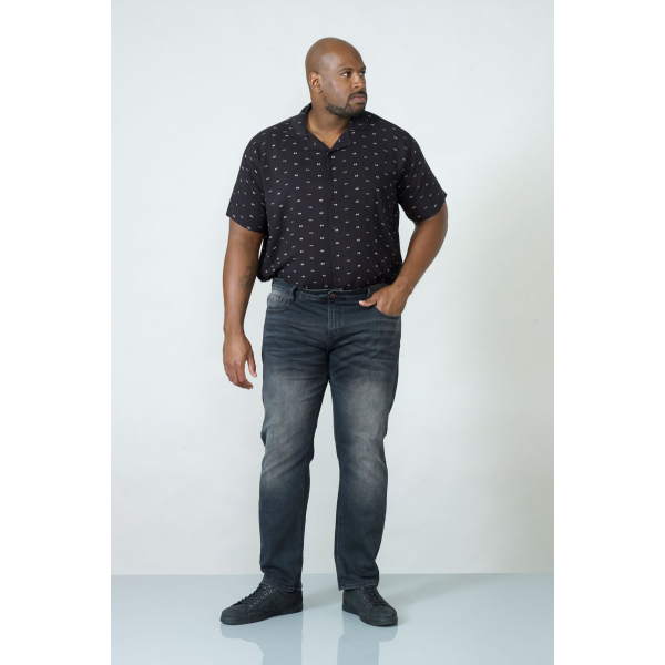 XXL4YOU - Jeans grande taille entre jambe 32\" noir delave  de 40US a 60US - Image 5