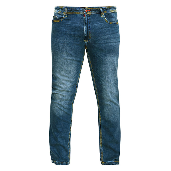 XXL4YOU - Jeans grande taille entre jambe 34" bleu delave  de 40US a 70US
