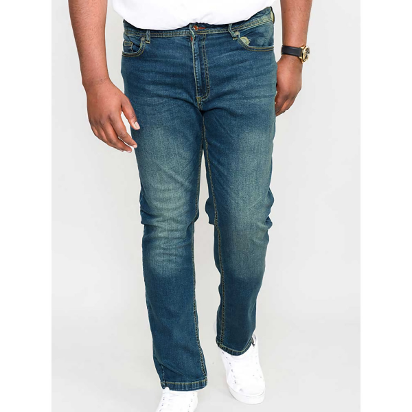 XXL4YOU - Jeans grande taille entre jambe 34\" bleu delave  de 40US a 70US - Image 3