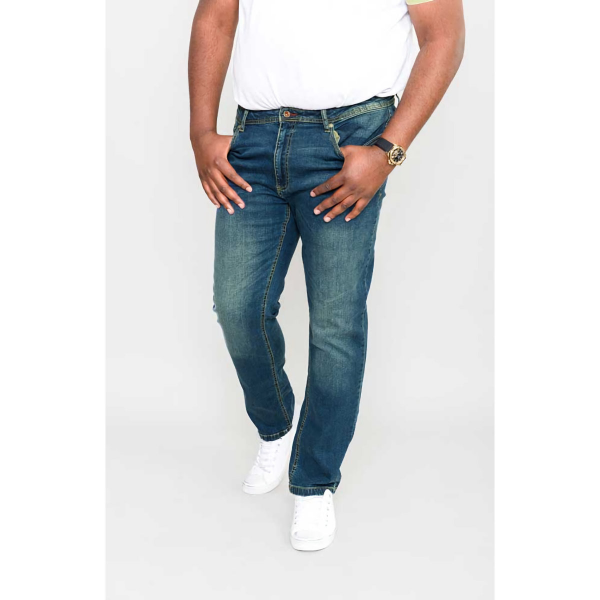 XXL4YOU - Jeans grande taille entre jambe 34\" bleu delave  de 40US a 70US - Image 4