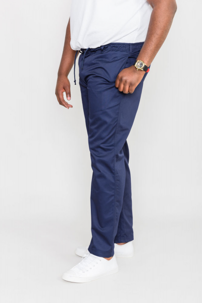 XXL4YOU - Pantalon taille elastiquee bleu marine de 42US a 60US - Image 4