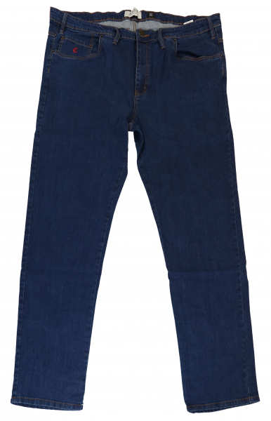 XXL4YOU - Maxfort jeans stretch bleu fonce delave de 52EU a 70EU