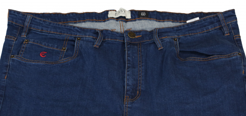 XXL4YOU - Maxfort jeans stretch bleu fonce delave de 52EU a 70EU - Image 2
