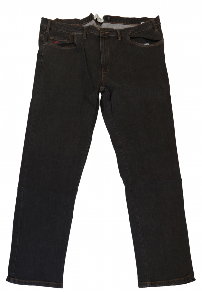 XXL4YOU - Maxfort jeans stretch noir delave de 52EU a 70EU