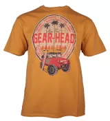 T-shirt manches Courtes vintage Jaune ocre de 3XL à 8XL