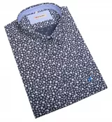 Chemise manche courte bleu marine de 3XL à 10XL
