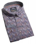 Chemise manche longue mauve de 3XL à 6XL