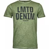 T-shirt manche courte vert olive délavé 3XL à 8XL