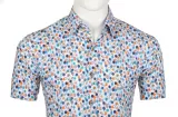 Chemise orange manche courte de 3XL à 6XL