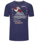 T-shirt manche courte bleu indigo 3XL à 8XL - South Korea