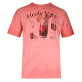 T-shirt manche courte rouge délavé de 3XL à 8XL