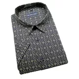 Chemise manche courte motifs vert de 2XL à 5XL