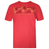 T-shirt manche courte Mélange de rouge 3XL à 8XL