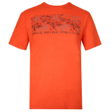 T-shirt manche courte Mélange d'orange 3XL à 8XL