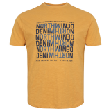 North DENIM56 T-shirt manche courte Jaune ocre 2XL à 10XL