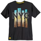 T-shirt manche courte noir de 3XL à 10XL NYC