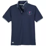 Polo piqué bleu denim foncé de 3XL à 10XL Big Wave Surfing