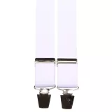 Bretelle blanche à pinces