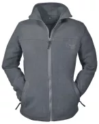 Polaire zippé avec poches gris anthracite