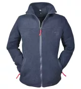 Polaire zippé avec poches bleu marine