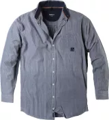 Chemise manches longues bleu 2XL