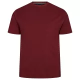 T-shirt bordeaux Col rond North basic