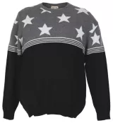 Pull Gris blanc noir 3XL