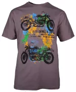 T-shirt manches Courtes Gris 3XL