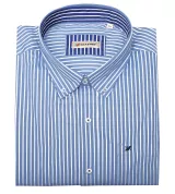 Chemise bleu clair Rayures verticales